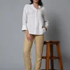 Women Cottonworld Tops & Shirts | Tops & Shirts^Women's Linen Excel Boxy Fit Blouse