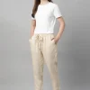 Women Cottonworld Pants | Pants^Women's Linen Regular Fit Pant
