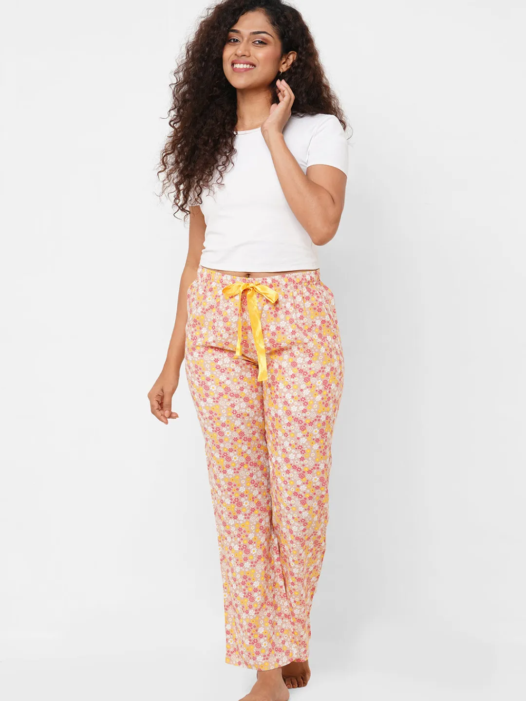 Women Cottonworld Loungewear^Women's Viscose Regular Fit Pajama