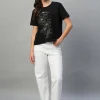 Women Cottonworld Regular Fit | V-Neck^Women's 100% Cotton Regular Fit Tshirt