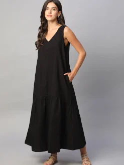 Women Cottonworld Dresses^Women's 100% Cotton Regular Fit Dress