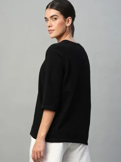 Women Cottonworld Round Neck | Regular Fit^Women's 100% Cotton Regular Fit Tshirt