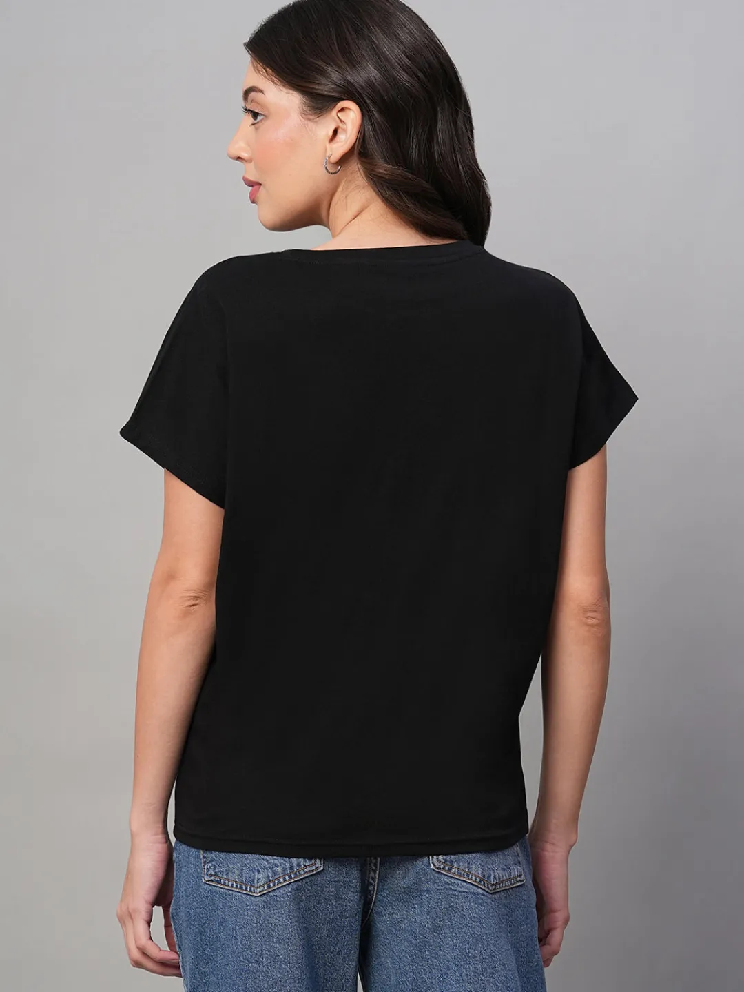 Women Cottonworld Round Neck | Regular Fit^Women's 100% Cotton Regular Fit Tshirt