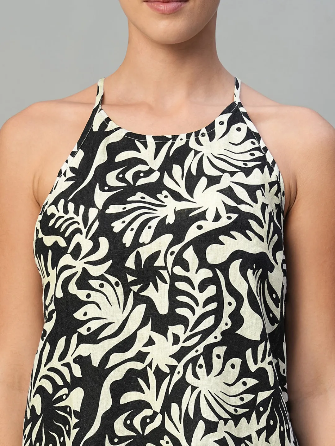 Women Cottonworld Tops & Shirts | Tops & Shirts^Women's 100% Linen Regular Fit Blouse