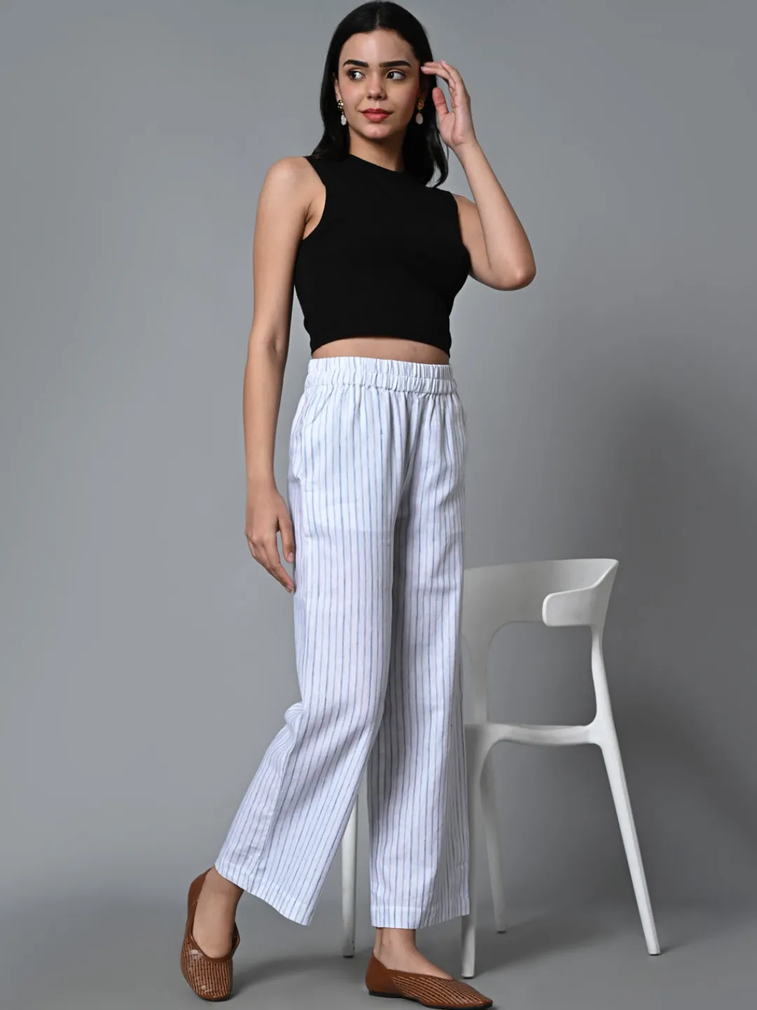 Women Cottonworld Vests^Women's Cotton Elastane Slim Fit Vest