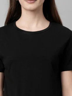 Women Cottonworld Round Neck | Regular Fit^Women's Cotton Elastane Regular Fit Tshirt