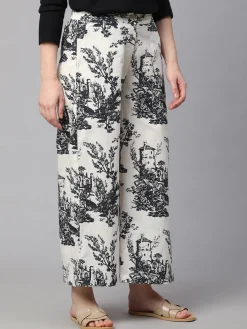 Women Cottonworld Culottes | Womens Co-Ord Sets^Women's Cotton Linen Regular Fit Culotte