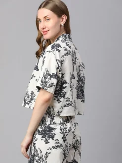 Women Cottonworld Tops & Shirts | Tops & Shirts^Women's Cotton Linen Boxy Fit Blouse