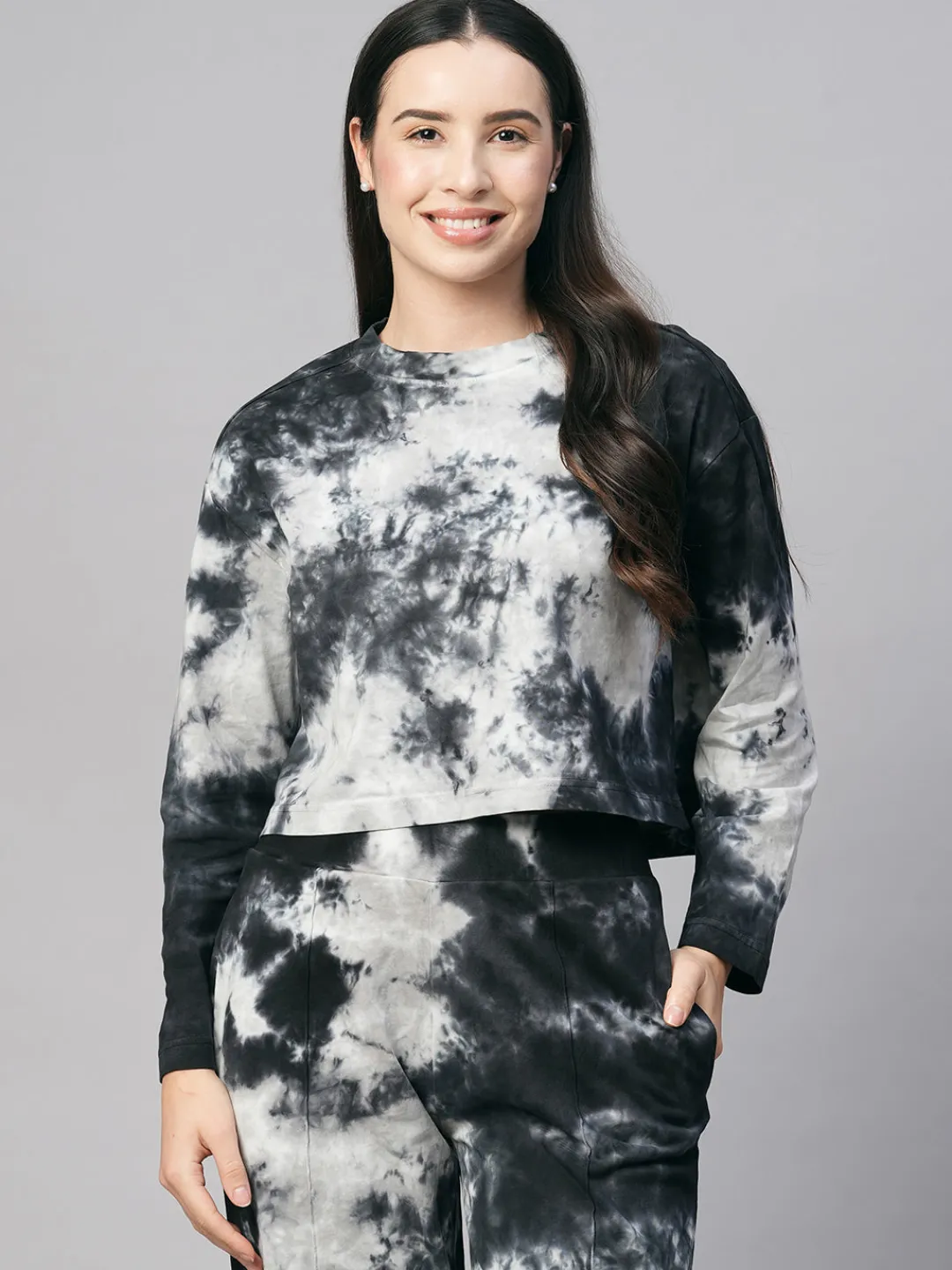 Women Cottonworld Round Neck | Womens Co-Ord Sets^Women's Cotton Loose Fit TShirt