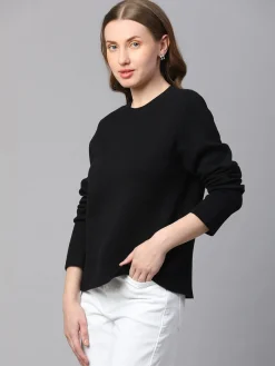 Women Cottonworld Round Neck^Women's Cotton Loose Fit Tshirt