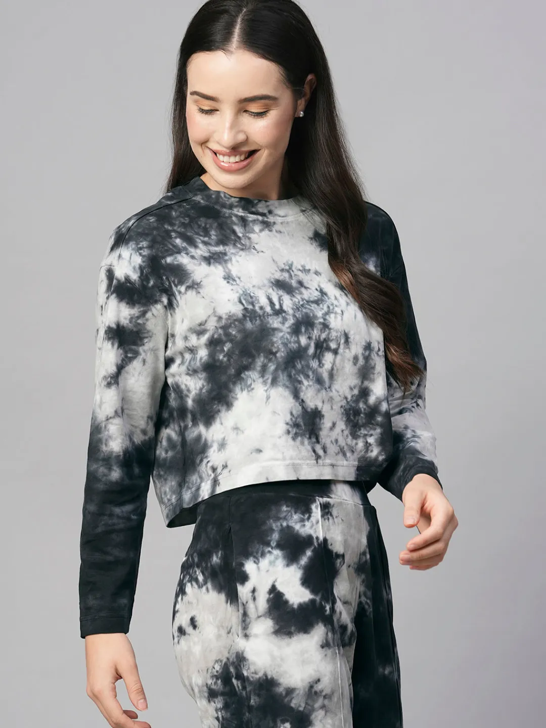 Women Cottonworld Round Neck | Womens Co-Ord Sets^Women's Cotton Loose Fit TShirt