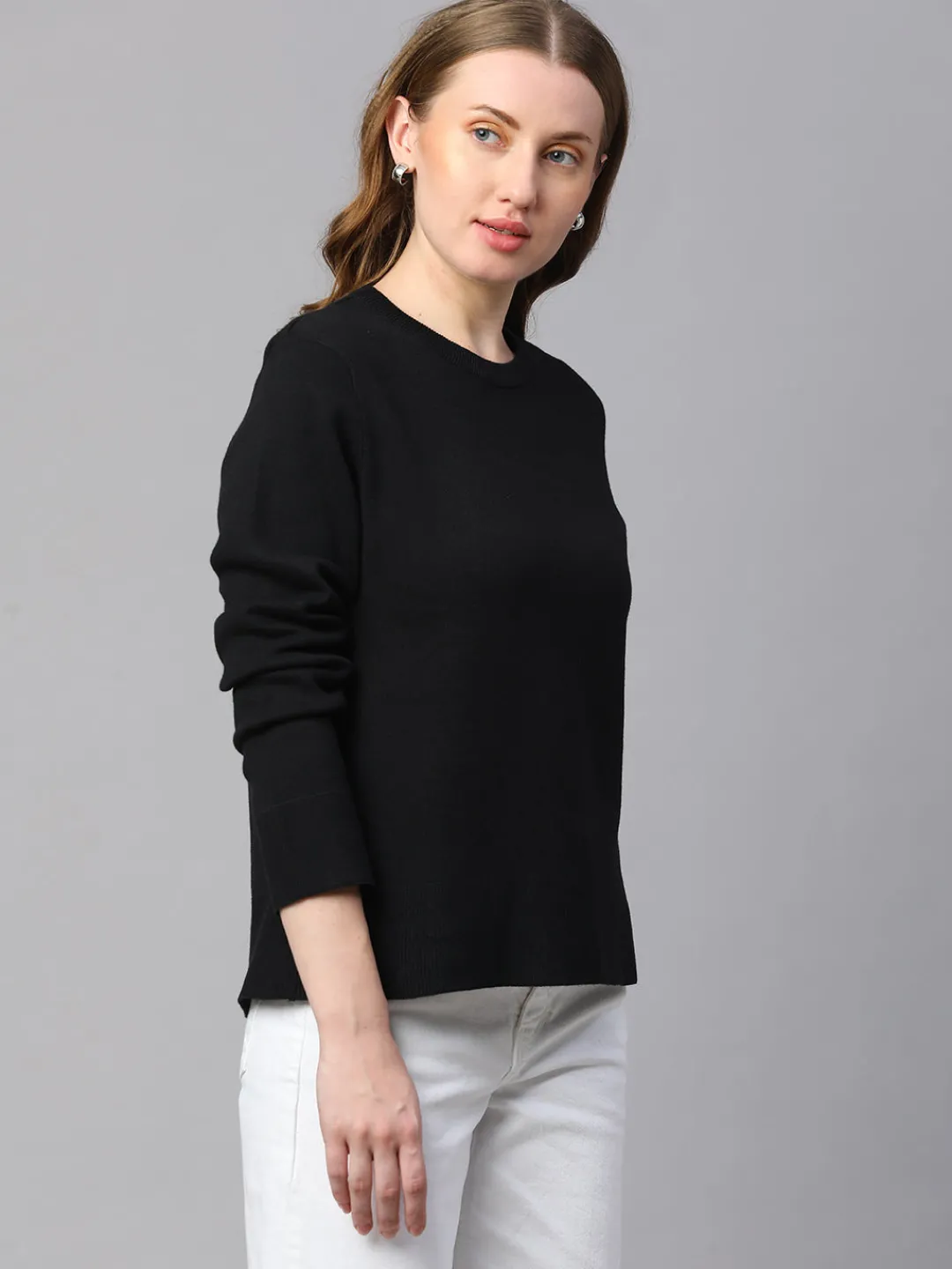 Women Cottonworld Round Neck^Women's Cotton Loose Fit Tshirt