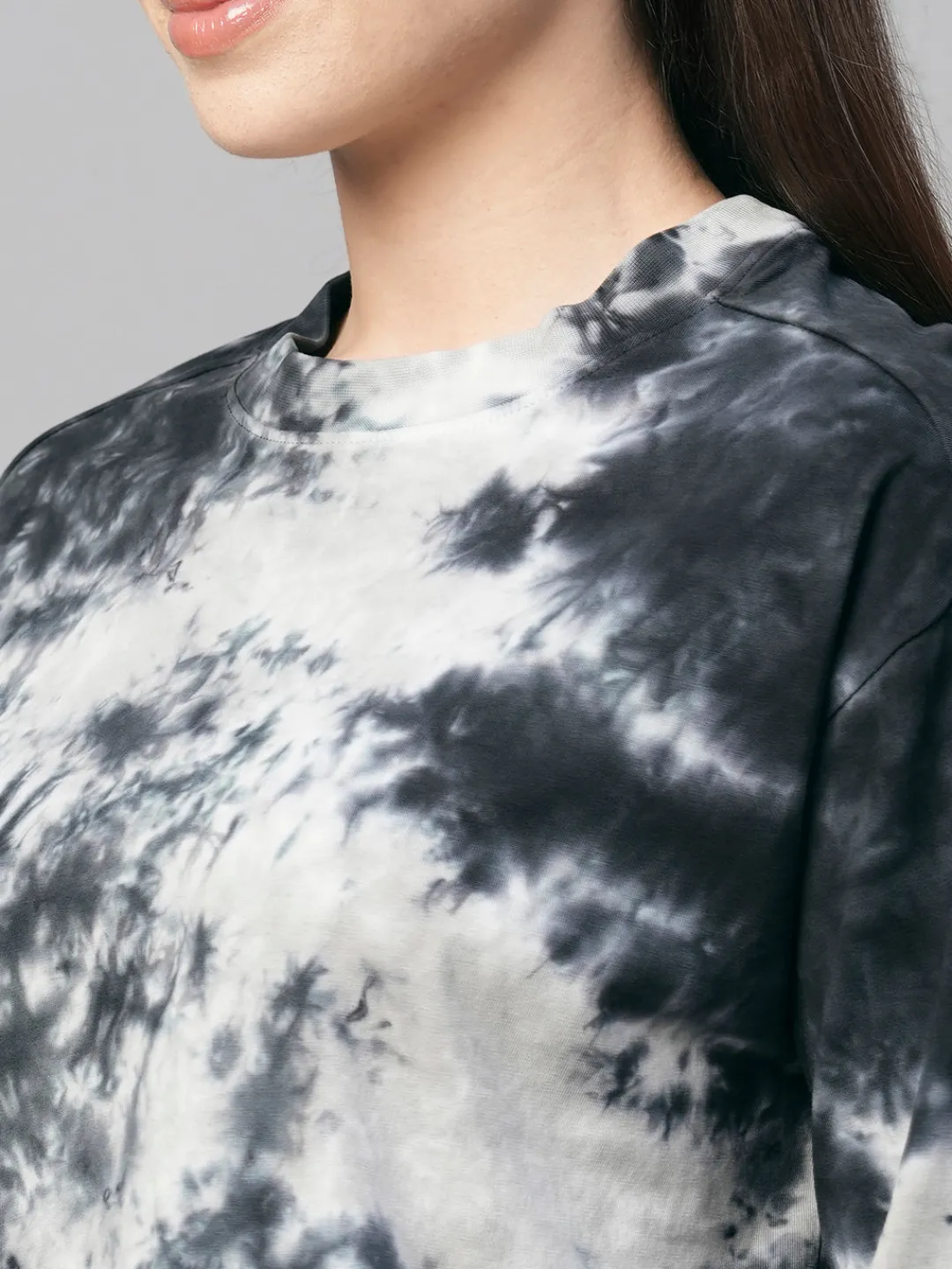 Women Cottonworld Round Neck | Womens Co-Ord Sets^Women's Cotton Loose Fit TShirt