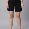 Women Cottonworld Shorts^Women's Cotton Lycra Regular Fit Shorts