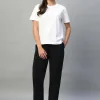 Women Cottonworld Trousers^Women's Cotton Lycra Regular Fit Pant
