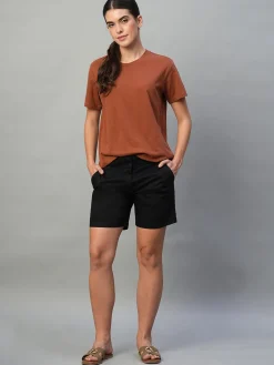 Women Cottonworld Shorts^Women's Cotton Lycra Regular Fit Shorts