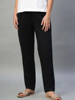 Women Cottonworld Trousers^Women's Cotton Lycra Regular Fit Pant