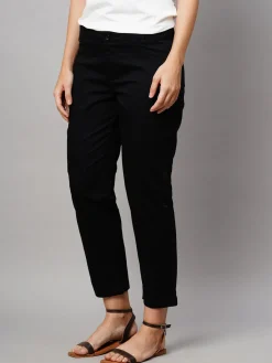 Women Cottonworld Trousers^Women's Cotton Lycra Regular Fit Pant