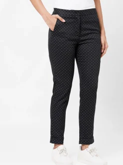 Women Cottonworld Trousers^Women's Cotton Lycra Slim Fit Pant