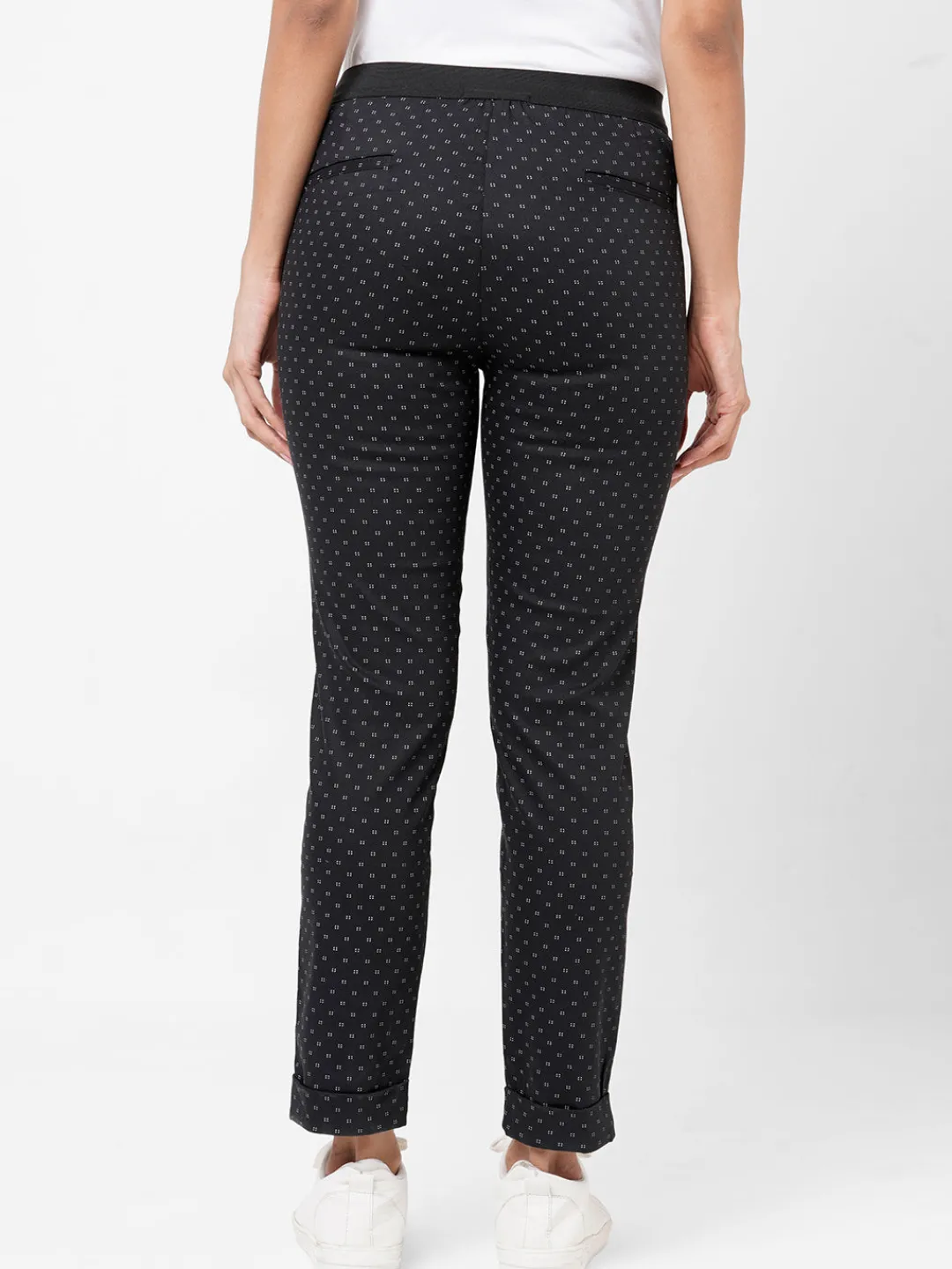 Women Cottonworld Trousers^Women's Cotton Lycra Slim Fit Pant