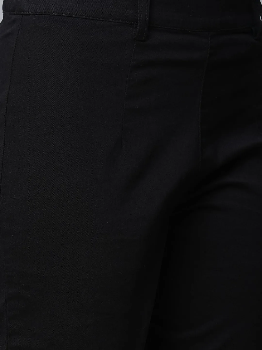 Women Cottonworld Trousers^Women's Cotton Lycra Regular Fit Pant