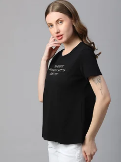 Women Cottonworld Round Neck | Regular Fit^Women's Cotton Regular Fit Tshirt