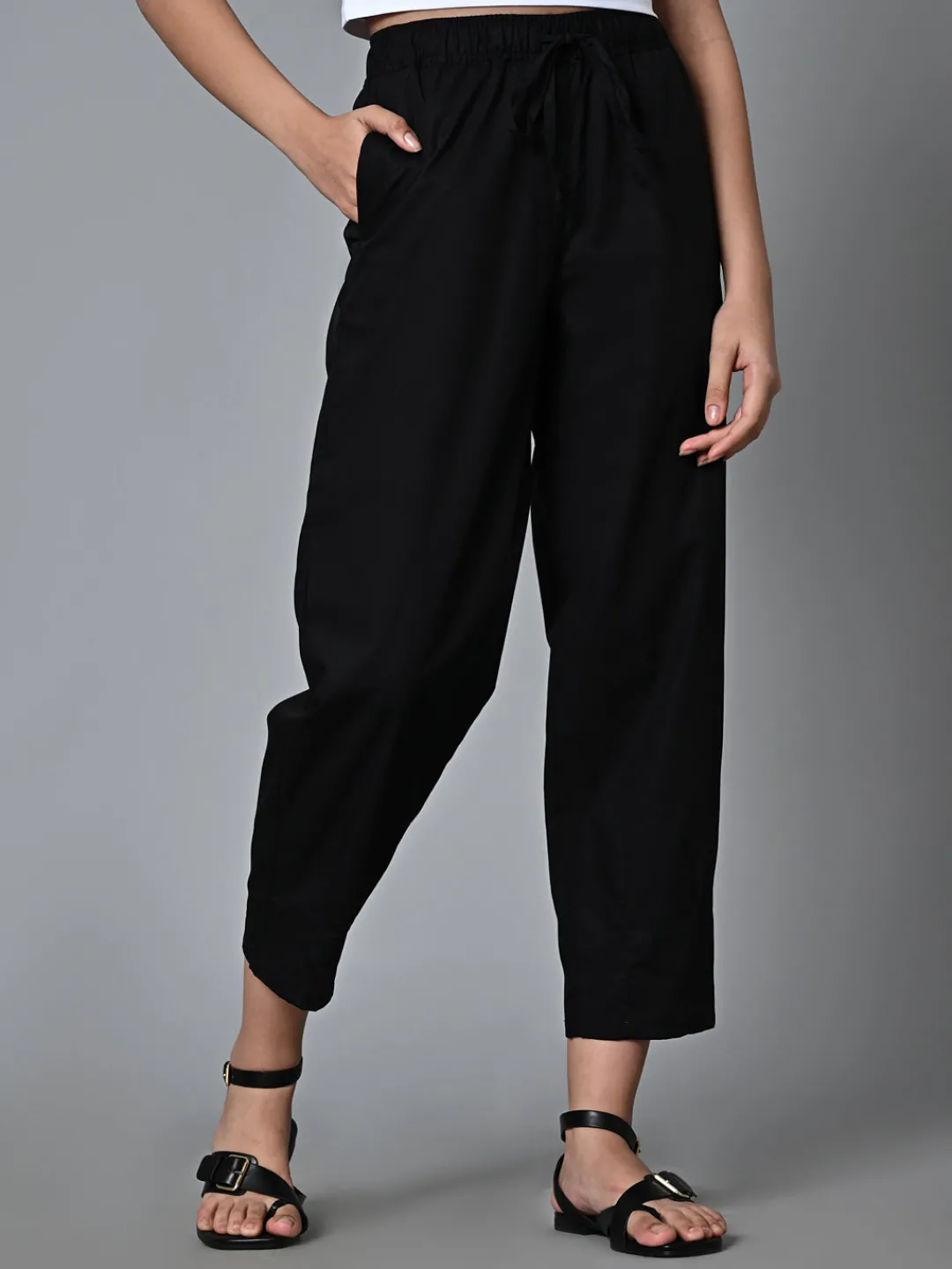 Women Cottonworld Trousers^Women's Cotton Regular Fit Pant