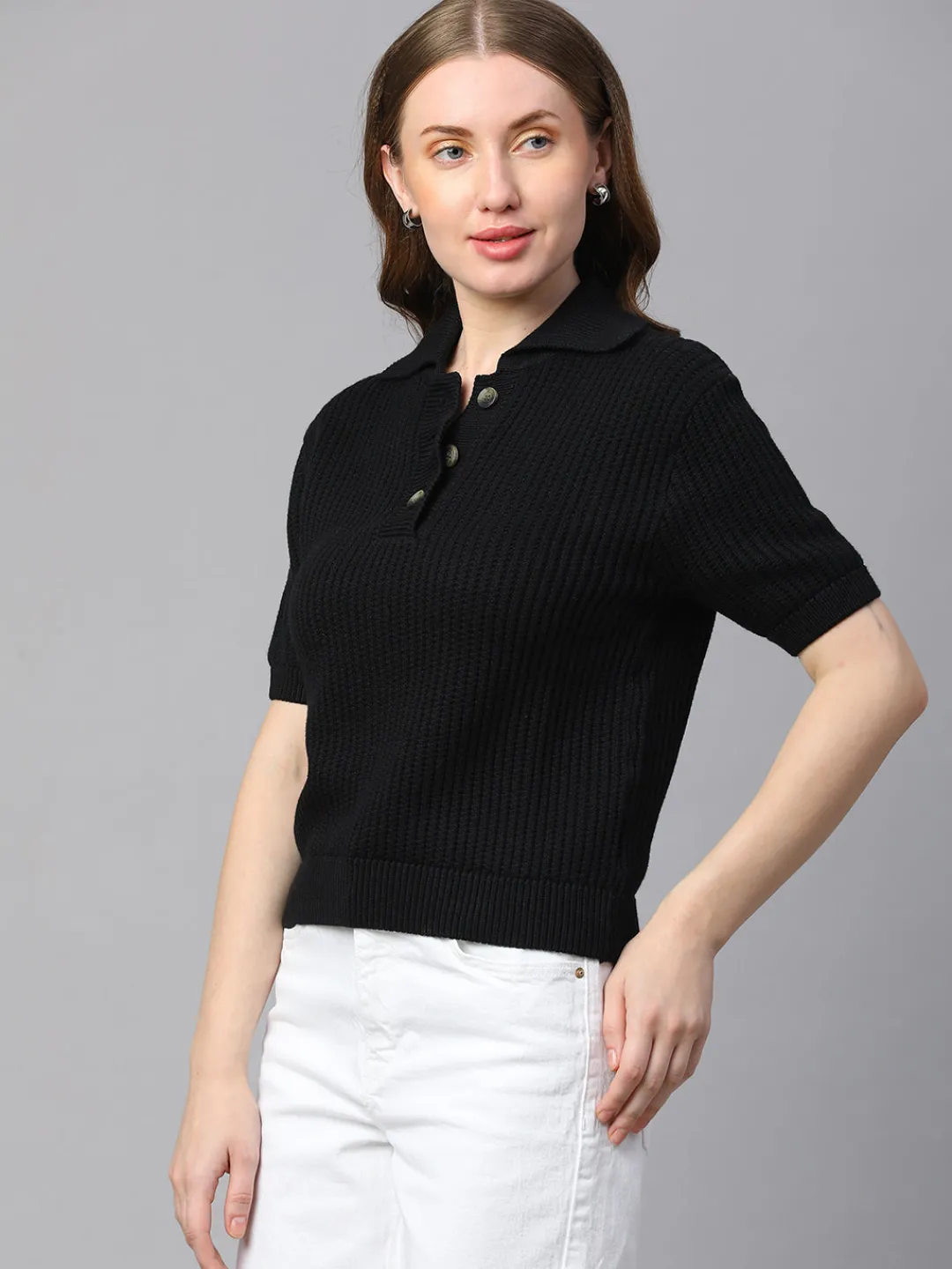Women Cottonworld Regular Fit^Women's Cotton Regular Fit Tshirt