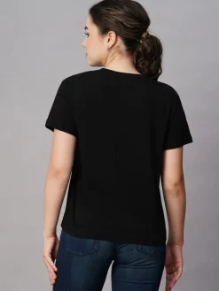 Women Cottonworld Round Neck | Regular Fit^Women's Cotton Regular Fit Tshirt