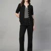 Women Cottonworld Regular Fit | Round Neck^Women's Cotton Viscose Regular Fit Tshirt