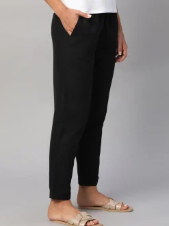 Women Cottonworld Pants | Pants^Women's Linen Cotton Regular Fit Pant