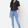 Women Cottonworld Tops & Shirts | Tops & Shirts^Women's Linen Regular Fit Blouse