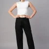 Women Cottonworld Pants | Pants^Women's Linen Regular Fit Pant