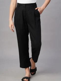 Women Cottonworld Pants | Pants^Women's Linen Regular Fit Pant