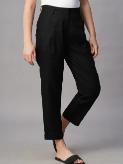 Women Cottonworld Pants | Pants^Women's Linen Regular Fit Pant