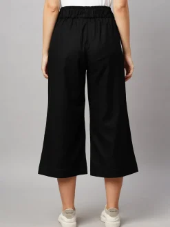 Women Cottonworld Culottes^Women's Linen Regular Fit Culotte