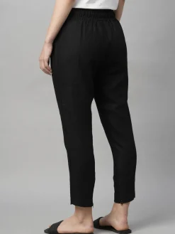 Women Cottonworld Pants | Pants^Women's Linen Regular Fit Pant