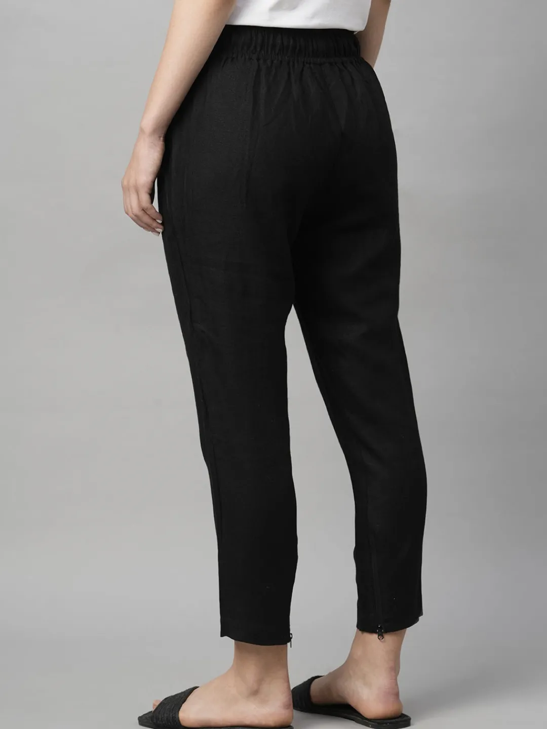 Women Cottonworld Pants | Pants^Women's Linen Regular Fit Pant