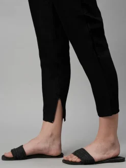 Women Cottonworld Pants | Pants^Women's Linen Regular Fit Pant