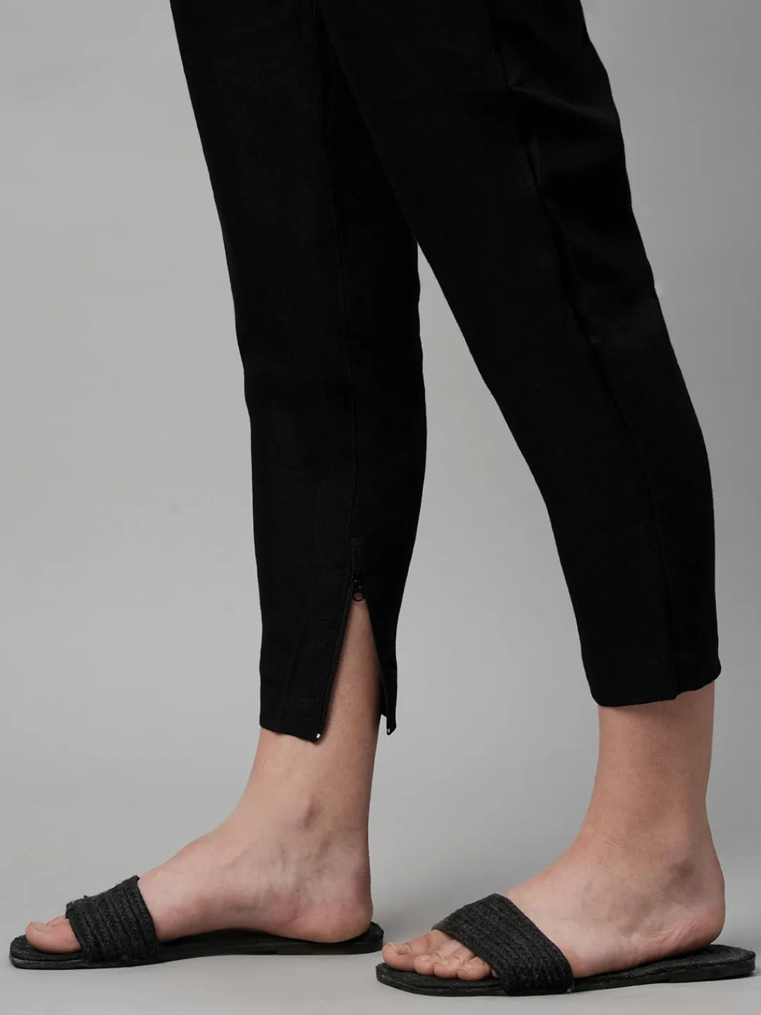 Women Cottonworld Pants | Pants^Women's Linen Regular Fit Pant