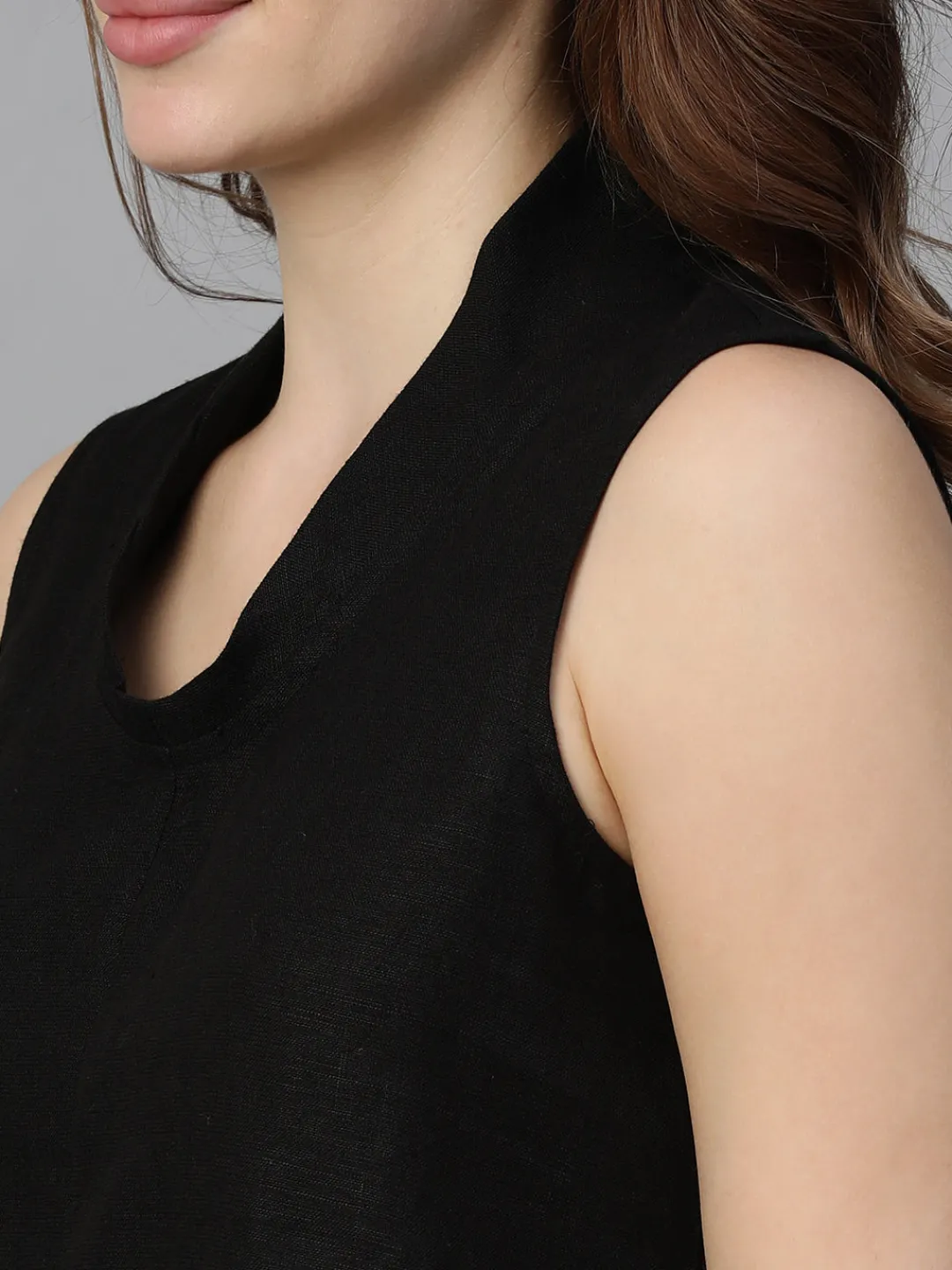 Women Cottonworld Tops & Shirts | Tops & Shirts^Women's Linen Regular Fit Blouse