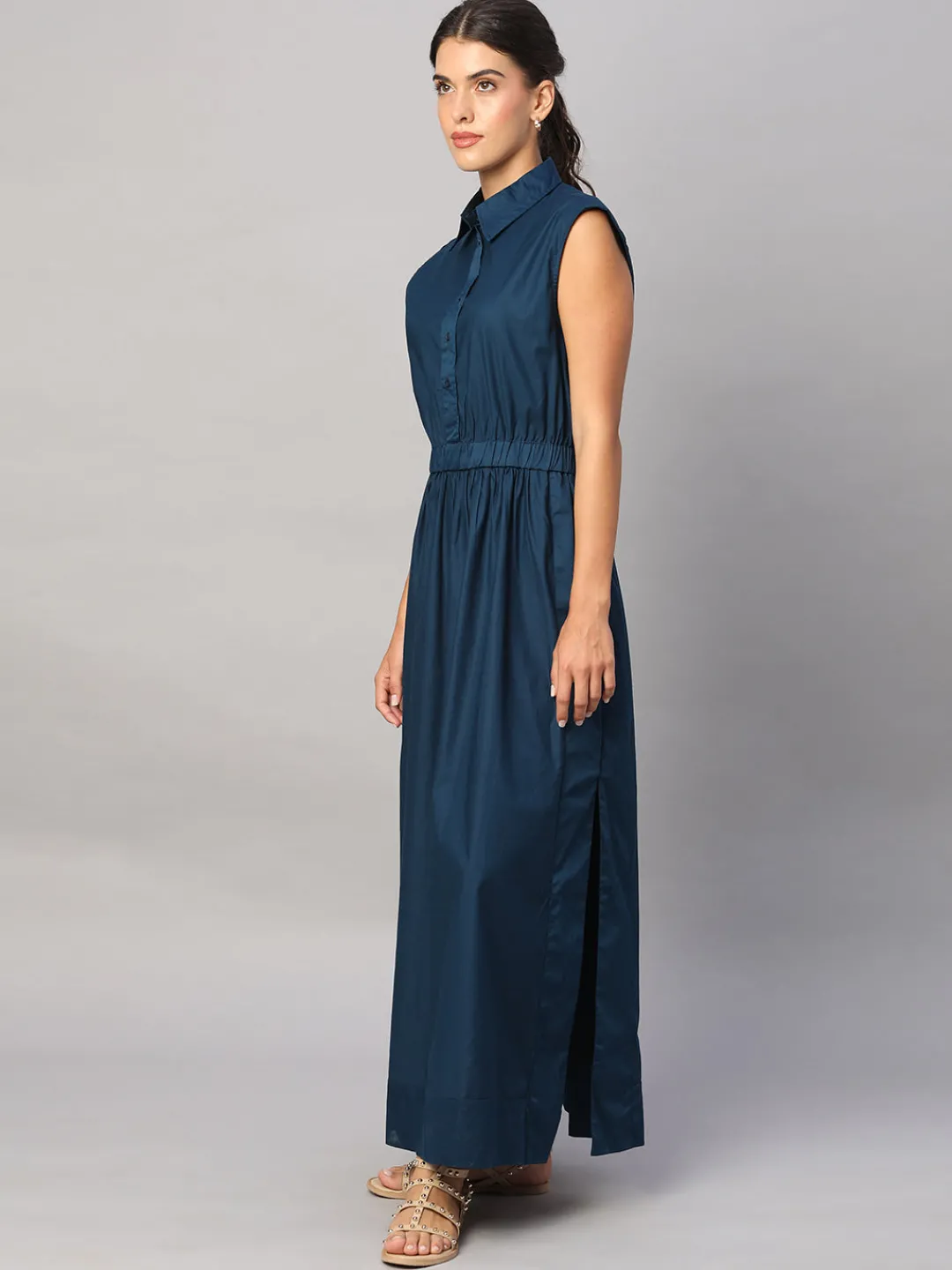Women Cottonworld Dresses^Women's 100% Cotton Regular Fit Dress