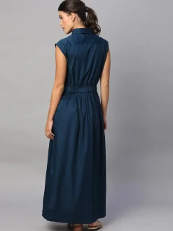 Women Cottonworld Dresses^Women's 100% Cotton Regular Fit Dress