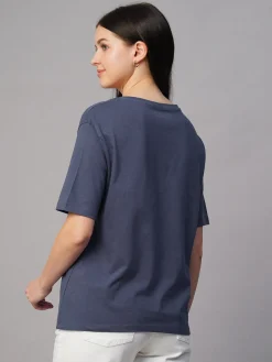 Women Cottonworld V-Neck | Regular Fit^Women's 100% Cotton Regular Fit Tshirt