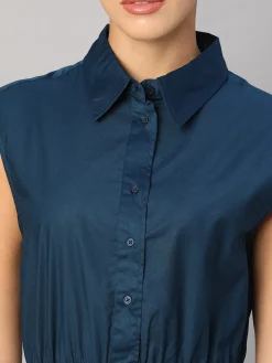 Women Cottonworld Dresses^Women's 100% Cotton Regular Fit Dress