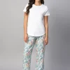 Women Cottonworld Loungewear^Women's 100% Viscose Regular Fit Pyjama