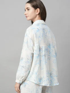 Women Cottonworld Womens Co-Ord Sets^Women's Cotton Boxy Fit Blouse