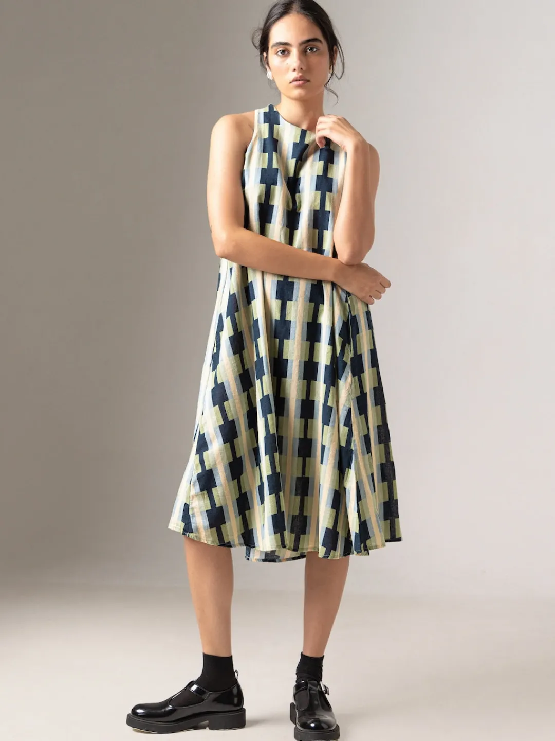 Women Cottonworld Dresses^Women's Cotton Flax A Line Dress