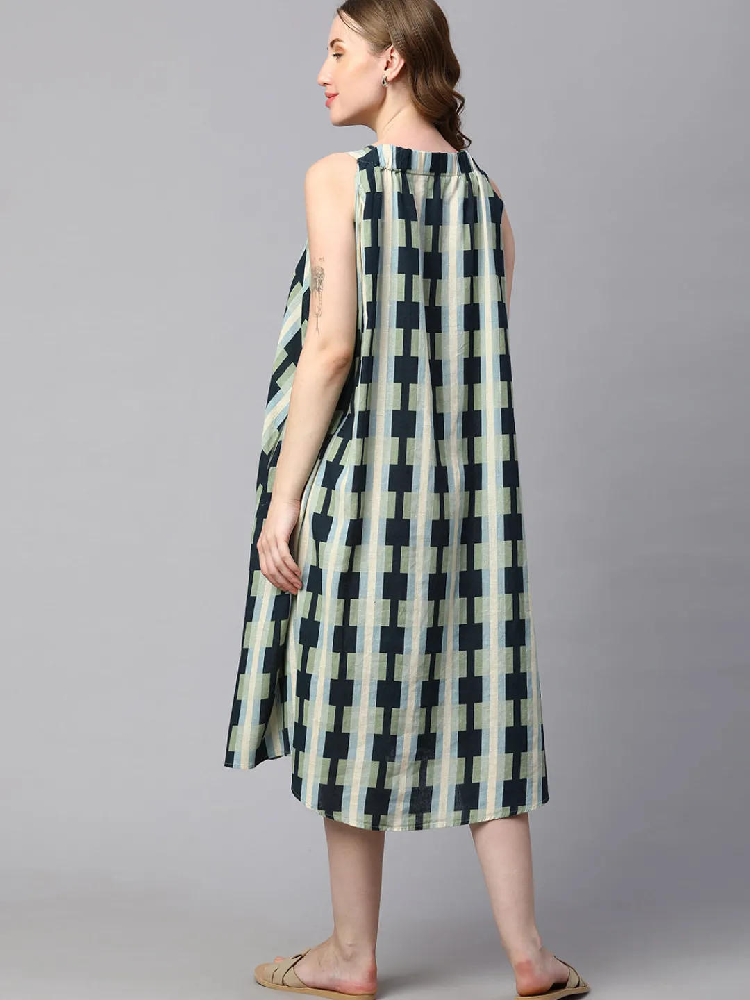 Women Cottonworld Dresses^Women's Cotton Flax A Line Dress