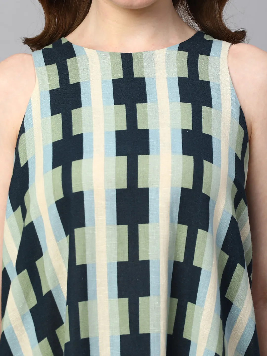 Women Cottonworld Dresses^Women's Cotton Flax A Line Dress